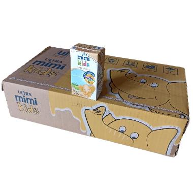 Ultra Jaya Milk Mimi Rasa Vanila Susu UHT 125 mL [40 Pcs/ 1 Karton]