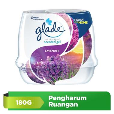Glade Scented Gel Pengharum Ruangan Lavender [180 g] -