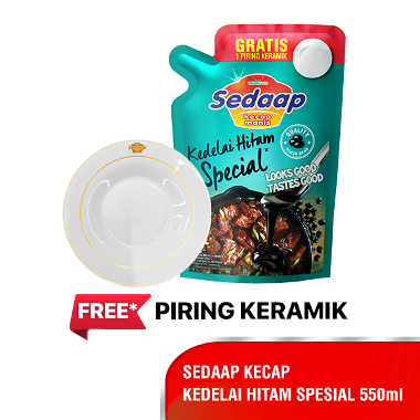 Promo Harga Sedaap Kecap Manis Kedelai Hitam Special 550 ml - Blibli