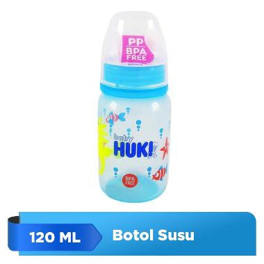 Huki Botol Susu PP Orthodontic - Blue [120 mL]