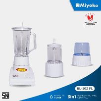MIYAKO BL-102 PL Blender Plastik 3in1 Wet & Dry Mill [1 L]