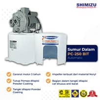 SHIMIZU PC-250 BIT Pompa Air Sumur Dalam Otomatis (Water Pump) 250 Watt