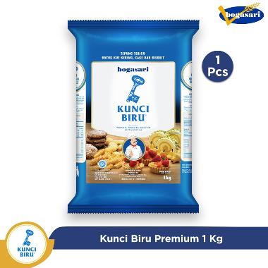 Promo Harga Bogasari Tepung Terigu Kunci Biru 1000 gr - Blibli