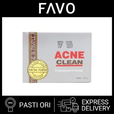 Metal Fortis Acne Clean Transparent Soap - 125 gr - Sabun Anti Jerawat