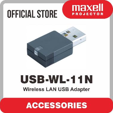 Maxell WL-11N Proyektor Lcd Infocus Wireless Lan USB Adapter Hitam