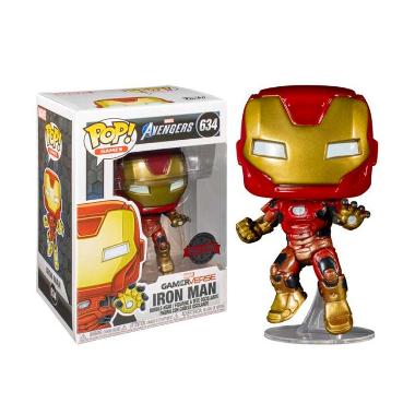 Funko POP! Games Marvel's Avengers - Iron Man (Action Pose) Action Figure [Exclusive]
