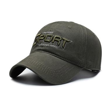Baseball cap : SPORT - Topi Baseball Topi Golf Topi Pria One Size GREEN