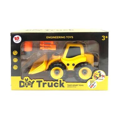 Toy Addict DIY Front Loader Truck Enginnering Toy Car Mainan Anak