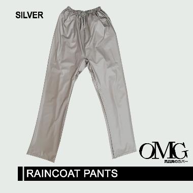 OMG Japan High Quality Celana Jas Hujan - silver