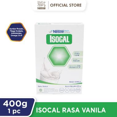 NESTLE ISOCAL Susu Bubuk Keluarga Vanila Kotak 400g