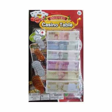 Mainan Uang Super Casino Table - Uang Mainan Anak