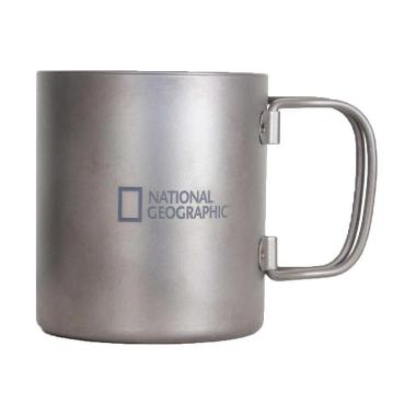 National Geographic Titanium Mug Gelas Outdoor TITANIUM