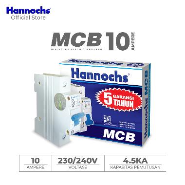 Hannochs MCB Perkakas Listrik [1 Phase/ 10A]