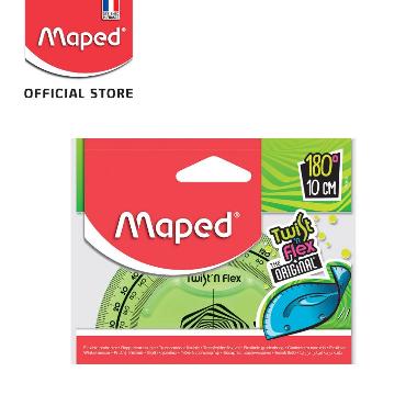 Maped Busur Twist n Flex 180 hijau