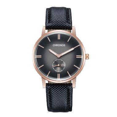 CHRONOS NORDIC Jam tangan analog pria Luxury watch arloji pria - FREE BOX BLACK