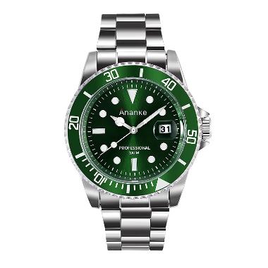 TOKO1973 ANANKE MAURITIUS Jam Tangan Analog Pria Luxury watch arloji pria GREEN