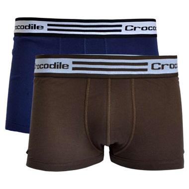 Crocodile Underwear Boxer Celana Dalam Pria 555-002 - Multicolor [2 Pcs] M MULTICOLOR