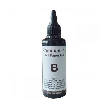Tinta Art Paper Premium Black 100ml Anti Luntur for Printer Epson L100 L200 L110 L120 L210 L220 L310
