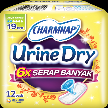 Promo Harga Charmnap Urine Dry Pembalut 19cm 12 pcs - Blibli