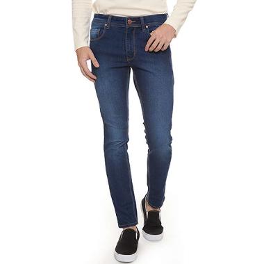 2nd RED Jeans Slim Fit Fabulous Celana Pria - Blue Spray 131915 30 BLUE