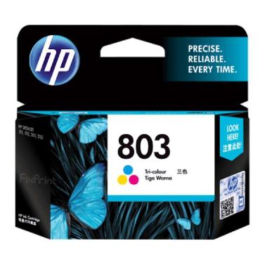 HP 803 Color F6V20AA Cartridge Tinta Printer for HP DeskJet 1112 or 2132 [Original] Multicolour