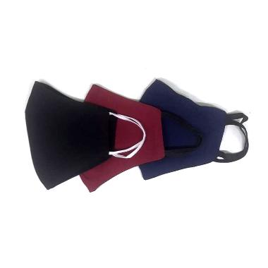 MASKER SRITEX - Masker Kain Anti Microbal & Anti Air - Maron