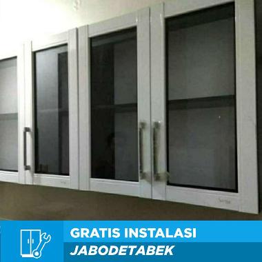 Pabrik Furniture Kaca Kitchen Set Atas [4 Pintu] Multicolor