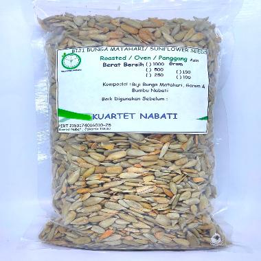 1000gr Roasted Sunflower Seeds ASIN - Biji Bunga Matahari Oven - Kuaci - Matang - Panggang - Salted
