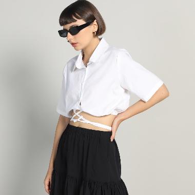 9 to 12 Carlene Atasan Crop Tali Wanita Trendy RA211