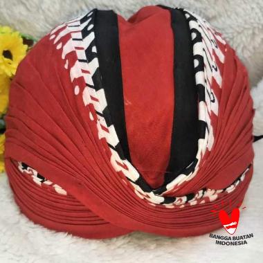Blangkon Jogja Alusan Merah Semua Ukuran merah