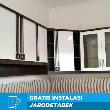 Pabrik Furniture Anata dan Infinity Paket Rak Piring Dapur Atas [6 Pintu] Multicolor