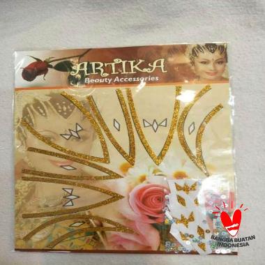 Stiker Paes Ageng Putri Tradisi Jawa Pengantin List gold
