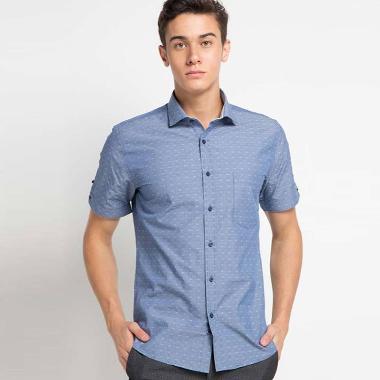 White short sleeve Flannel Shirt 