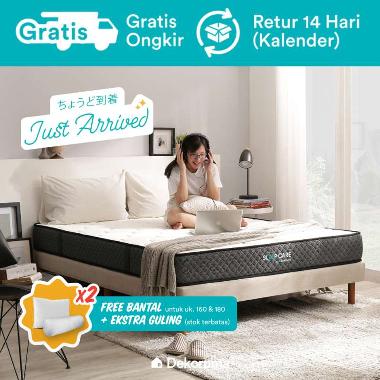 Dekoruma Yoru Kasur [Gratis Bantal] | Premium Ultra Foam Mattress Bed 180 x 200 Putih