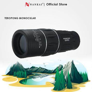 Teropong Monocular Fokus Zoom Lensa Nankai - hitam
