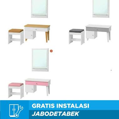 MEJA RIAS LEMARI RIAS SUCITRA SERIES Pink