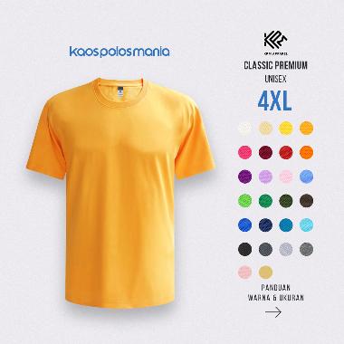 Kaos Polos KPM Apparel Classic Premium Size 4XL HIJAU ARMY 4XL