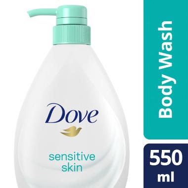 Promo Harga Dove Body Wash Sensitive Skin 550 ml - Blibli