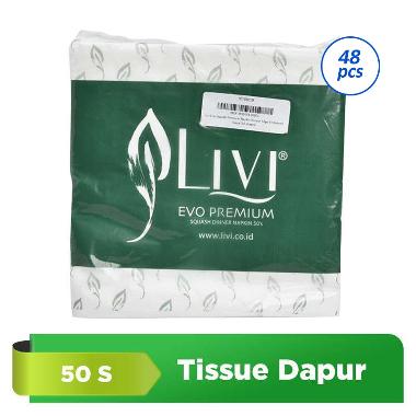 Livi Evo Squash Premium Napkin Dinner Edge Embossed Tissue [50 sheets / 48 pcs / carton]
