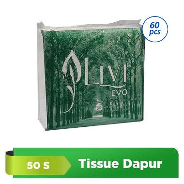 Livi Evo Premium Napkin MG White Luncheon Full Embossed Tissue [50 sheets / 60 pcs / carton]