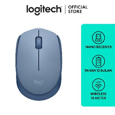 Logitech M171 Wireless Mouse BlueGray