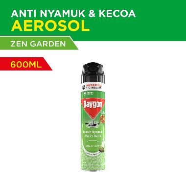 Promo Harga Baygon Insektisida Spray Zen Garden 600 ml - Blibli