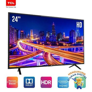 TCL 24 Inch LED HD TV - L24D310 HITAM  -