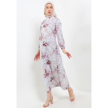 Batik Arjunaweda Gamis Abstrak 27262102 Wanita - Biru Muda S Biru Muda