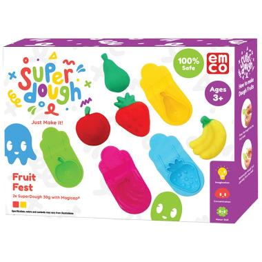 Emco 106127N Super Dough Creativity Fruit Fest Set Multicolor