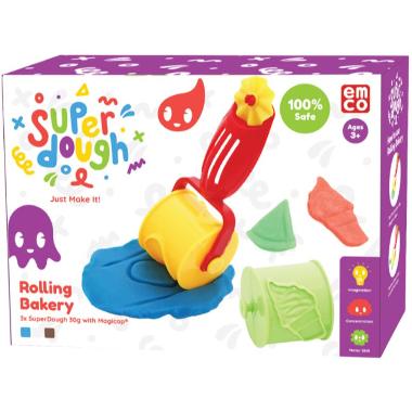 Emco 106128N Super Dough Activity Rolling Bakery Set Multicolor