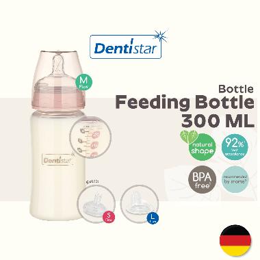 Dentistar Learner Bottle Hijau ANTI KOLIK 300ml / botol bayi / botol susu / dot anti kolik Pink