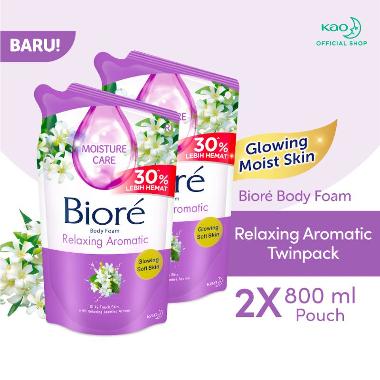 Promo Harga Biore Body Foam Beauty Relaxing Aromatic 800 ml - Blibli