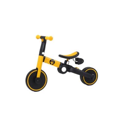 GEKO 5 in 1 Compact Folding Trike Sepeda Anak Multifungsi Yellow