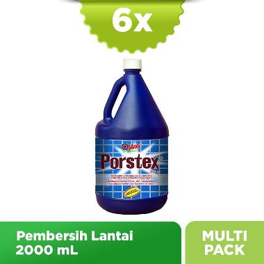 Yuri Porstex Pembersih Porselen & Keramik - Blue [2000 mL] isi 6 Pcs